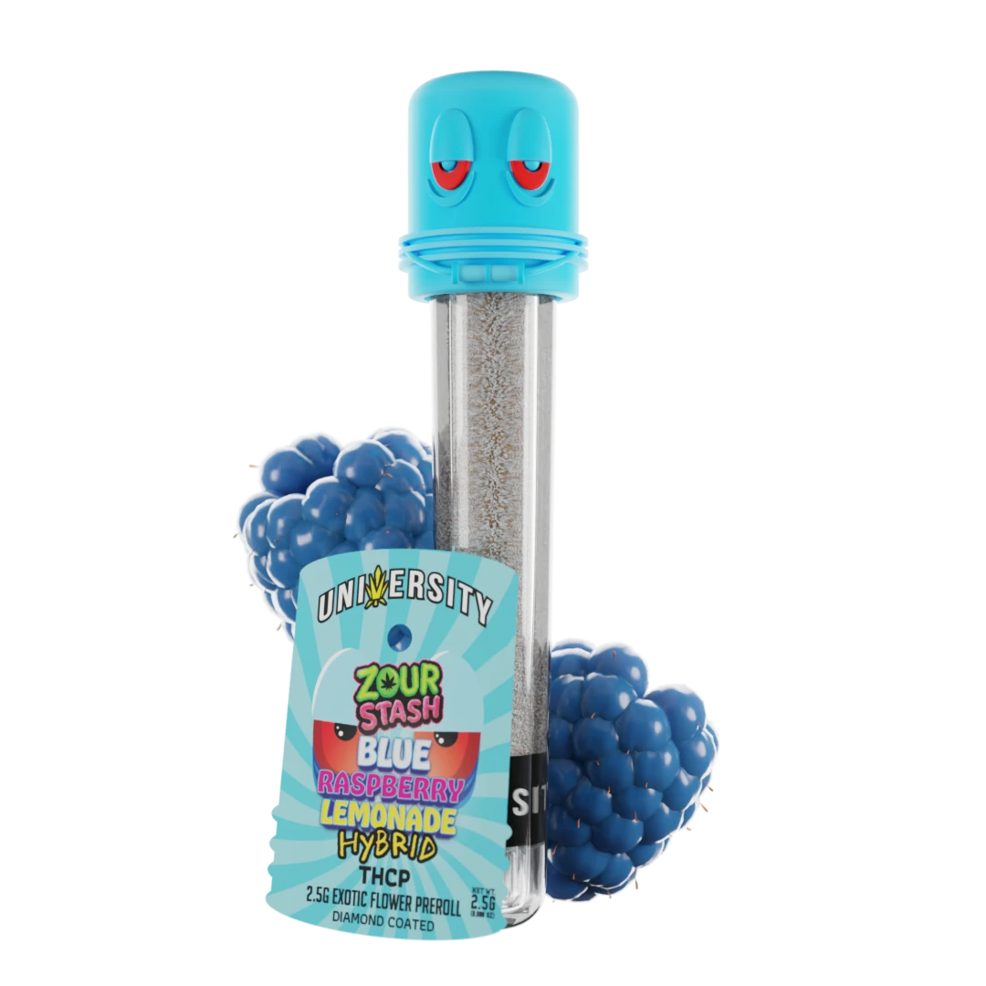 Preroll_UniversityxZourstash_RaspberryLemonade_THCP