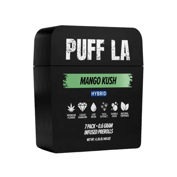 Mango Kush_7 Pack Prerolls_Puff LA