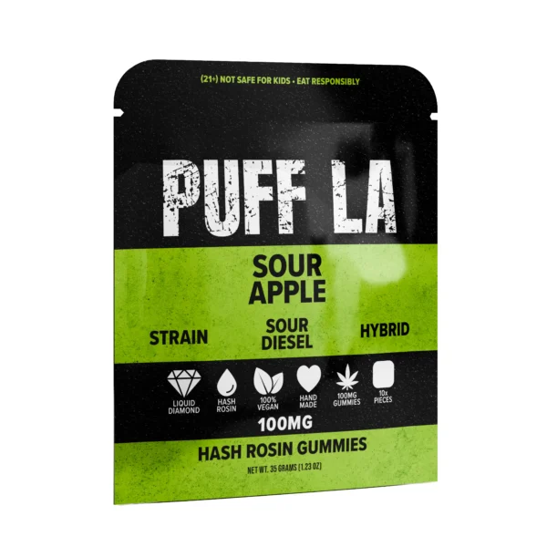 Sour Apple_Gummies_Puff LA