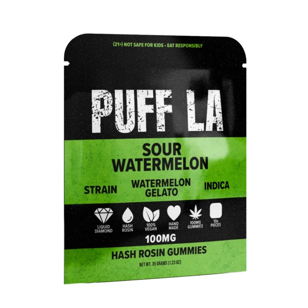 Sour Watermelon_Gummies_Puff LA
