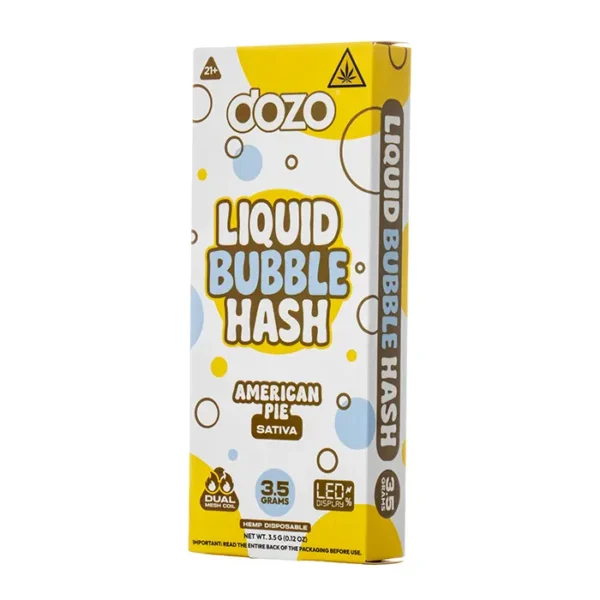dozo_liquid_bubble_hash_disposable_3.5g_-_american_pie
