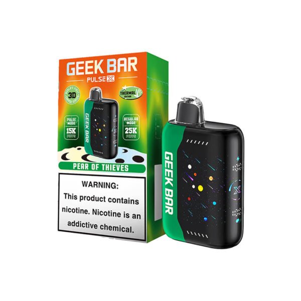geek bar-pulse-pear of thieves