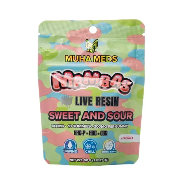 muha_meds_live_resin_mamba_gummies_3000mg_-_sweet_and_sour